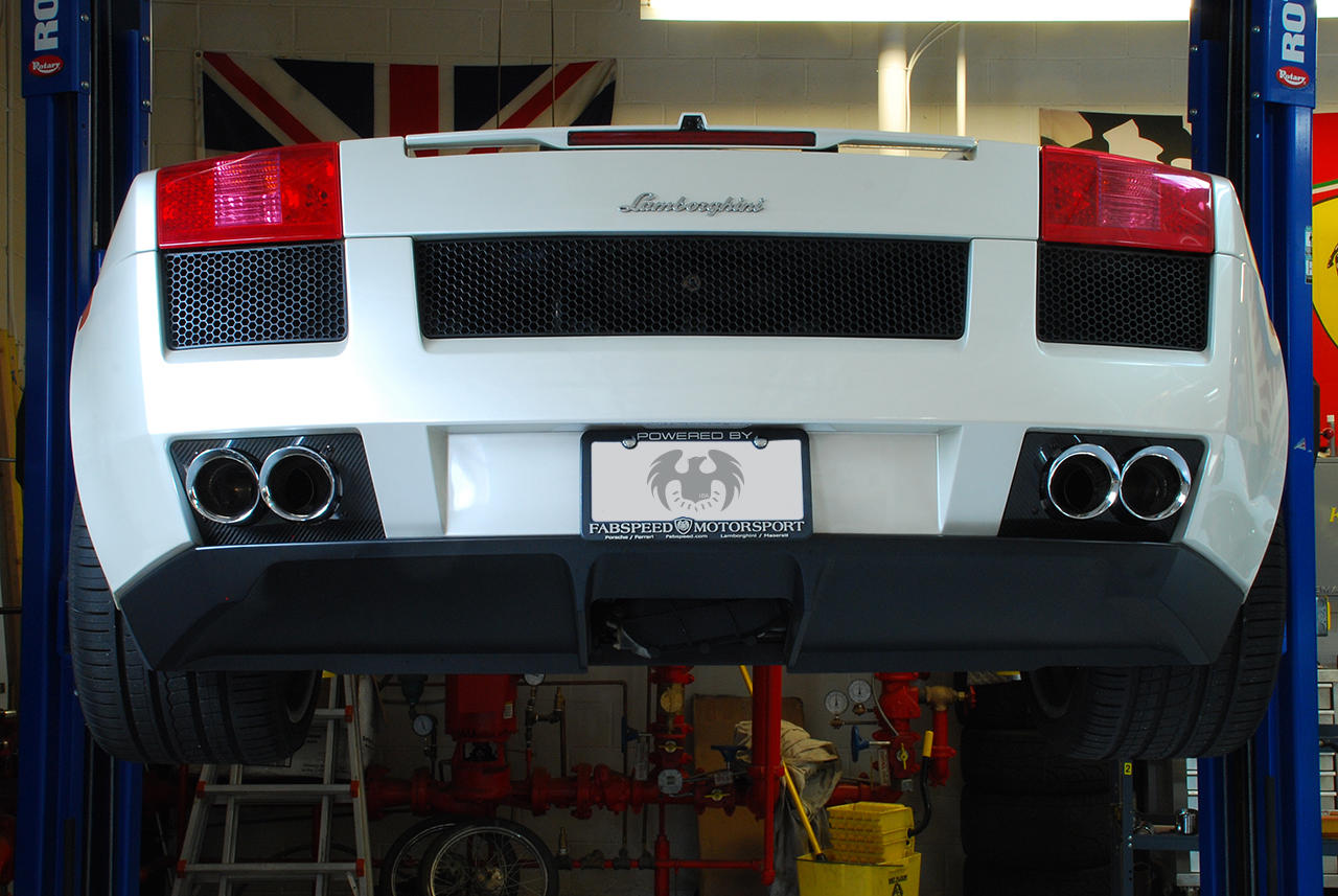 Fabspeed Lamborghini Gallardo Deluxe Quad Style Tips 2004-2008 (FS.LAM.GDO.QDTX)