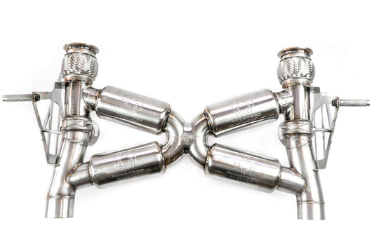 Fabspeed Lamborghini Huracan Performante Valvetronic Dual Tone Supersport X-Pipe Exhaust System (FS.LAM.HURP.VLV)