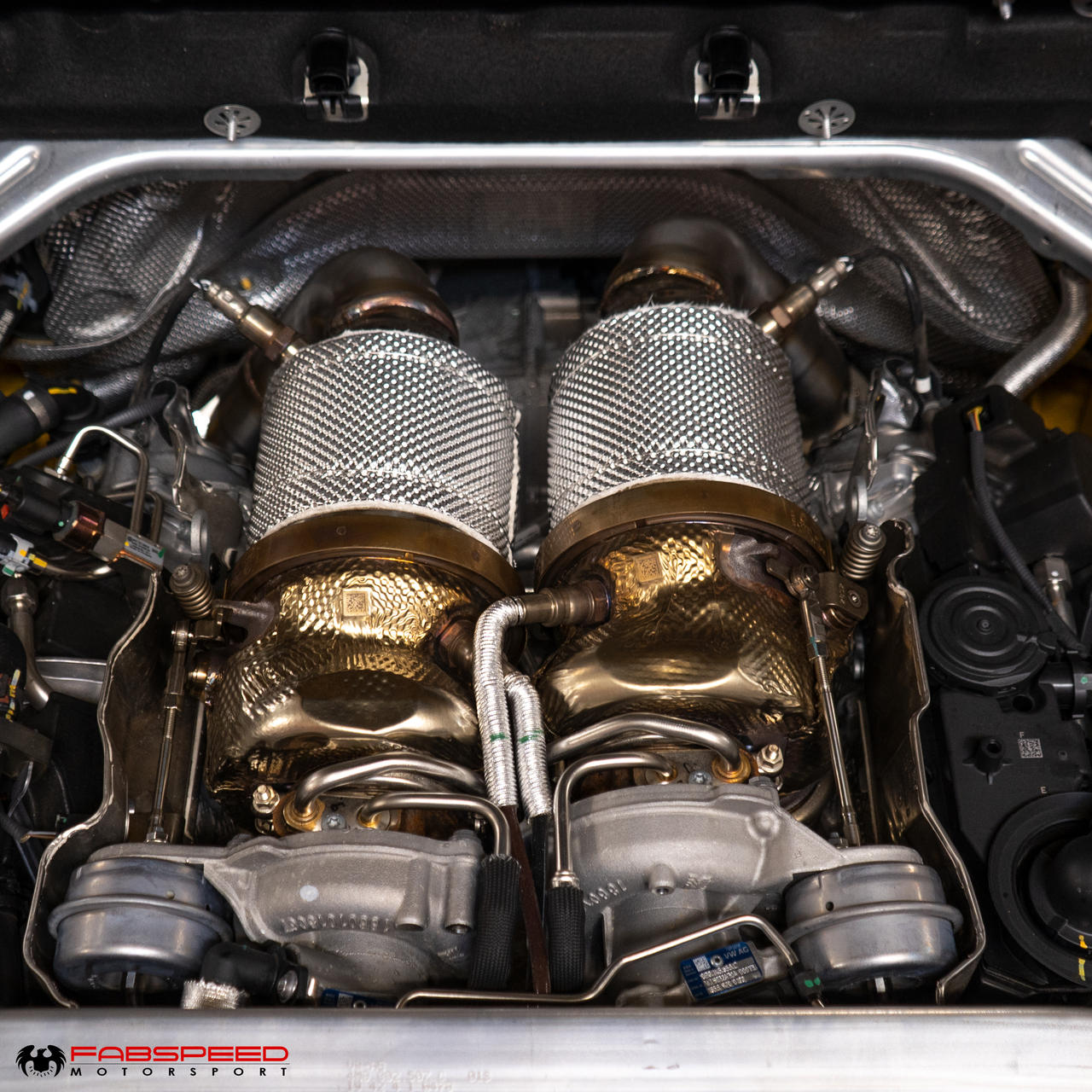 Fabspeed Lamborghini Urus Sport Catalytic Converters 2018 Onwards (FS.LAM.URUS.SC)