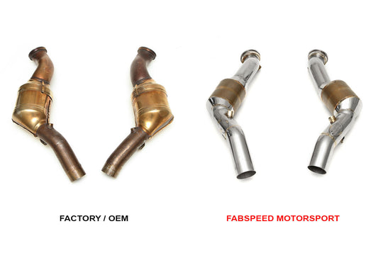 Fabspeed Maserati Ghibli Primary Sport Cat Downpipes 2013 Onwards (FS.MAS.GHXX.SCDP)