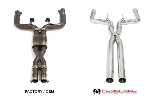 Fabspeed Maserati Ghibli Resonator Bypass X-Pipe 2013 Onwards (FS.MAS.GHXX.RBXP)