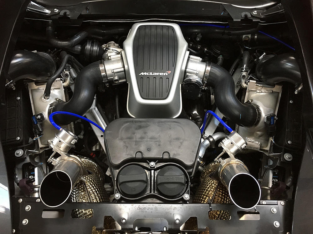 Fabspeed McLaren 570S / 540C "600LT Style" Valvetronic Sport Catalytic Converter Exhaust System (FS.MCL.570S.SC918V)