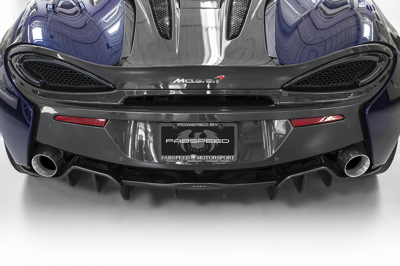 Fabspeed McLaren 570S / 570GT / 540C Deluxe Bolt-On 4.5" Titanium Tips (FS.MCL.570S.DTP)