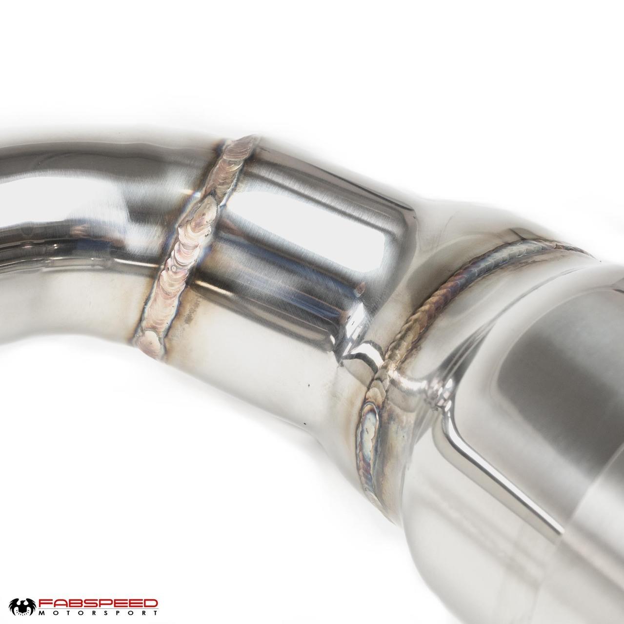 Fabspeed Porsche 718 Boxster / Cayman link comp. Downpipe 2017 Onwards (FS.POR.718.CBDP)