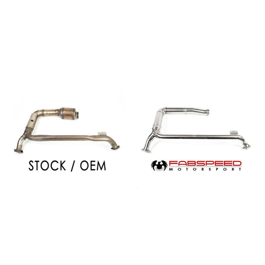 Fabspeed Porsche 718 Boxster / Cayman link comp. Downpipe 2017 Onwards (FS.POR.718.CBDP)