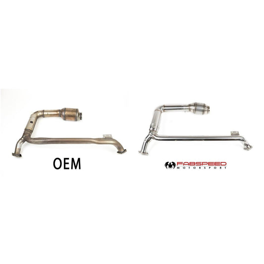 Fabspeed Porsche 718 Boxster / Cayman Sport Cat with Downpipe 2017 Onwards (FS.POR.718.SCDP)