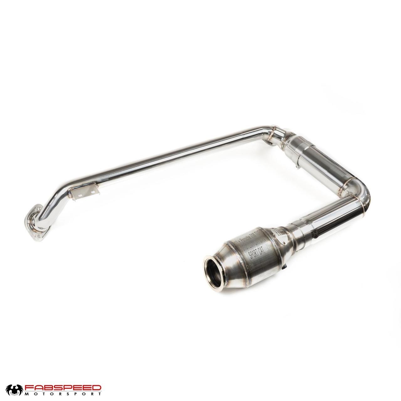 Fabspeed Porsche 718 Boxster / Cayman Sport Cat with Downpipe 2017 Onwards (FS.POR.718.SCDP)