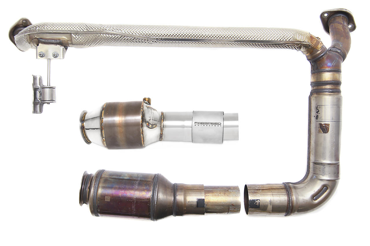 Fabspeed Porsche 718 Boxster/Cayman HJS Sport Catalytic Converter 2017 Onwards (FS.POR.718.SC)