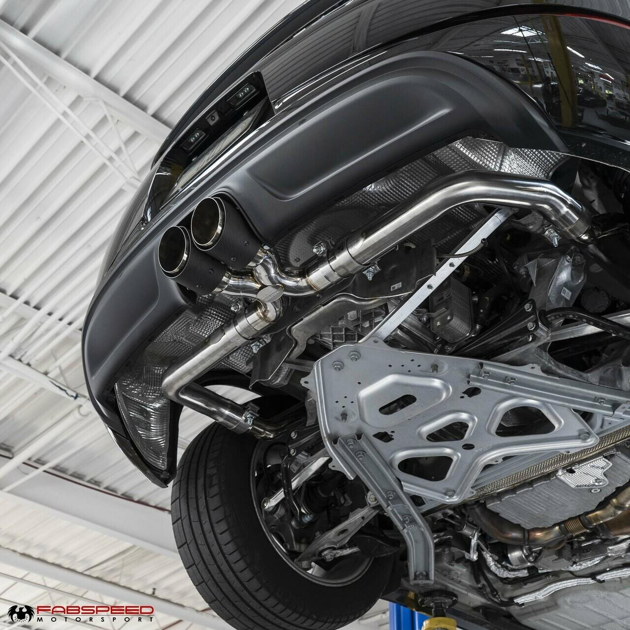 Fabspeed Porsche 718 Boxster/Cayman Maxflo Cat-Back Exhaust System 2017 Onwards (FS.POR.718.SSXX)