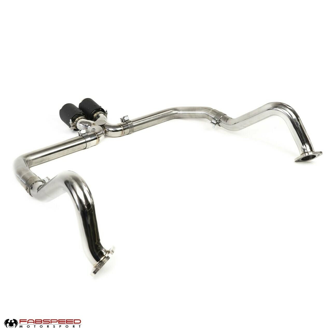 Fabspeed Porsche 718 Boxster/Cayman Maxflo Cat-Back Exhaust System 2017 Onwards (FS.POR.718.SSXX)