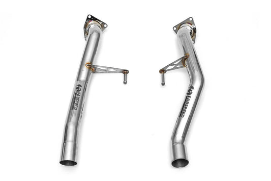 Fabspeed Porsche 955 Turbo / Turbo S Secondary Competition Link Pipes 2002-2007 (FS.POR.955T.CB)