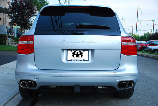 Fabspeed Porsche 957 Cayenne S Deluxe Quad Style Tips 2008-2010 (FS.POR.957V8.QDTX)