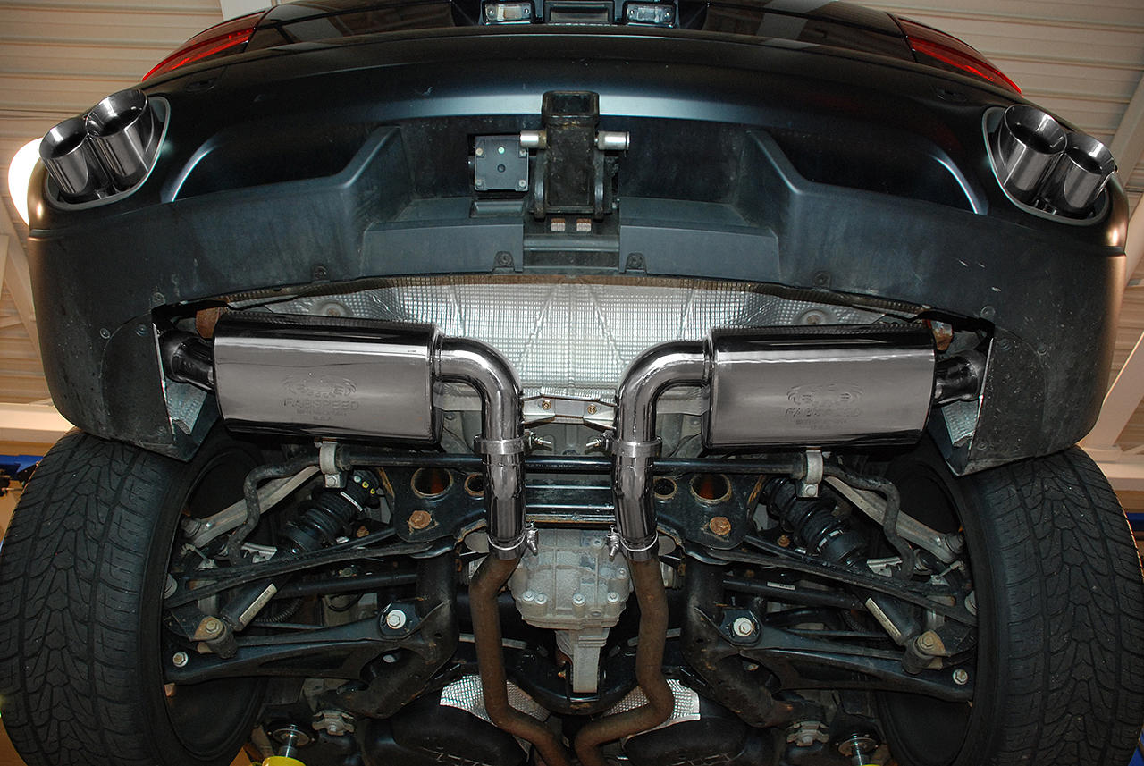 Fabspeed Porsche 957 S / GTS Maxflo Performance Exhaust System 2008-2010 (FS.POR.957V8.MAXX)