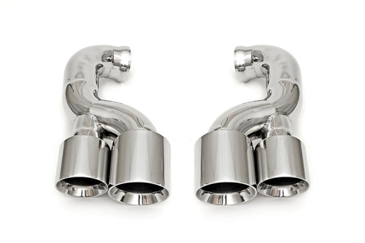 Fabspeed Porsche 957 Turbo / Turbo S Deluxe Quad Style Tips 2008-2010 (FS.POR.957T.QDTX)