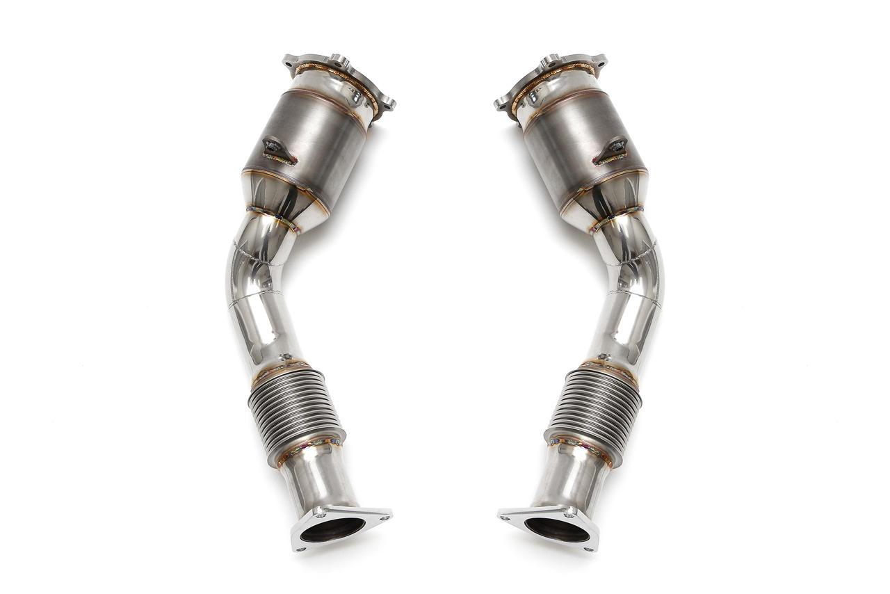 Fabspeed Porsche 957 Turbo / Turbo S Primary Sport Catalytic Converters 2008-2010 (FS.POR.957T.PSC)