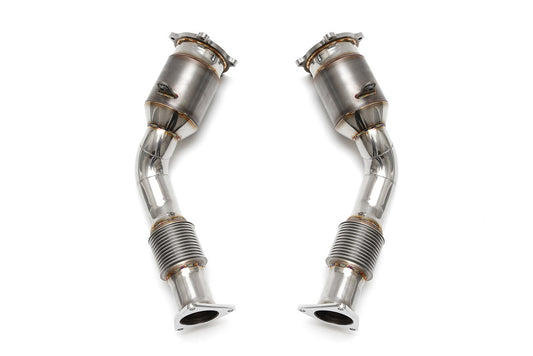 Fabspeed Porsche 957 Turbo / Turbo S Primary Sport Catalytic Converters 2008-2010 (FS.POR.957T.PSC)