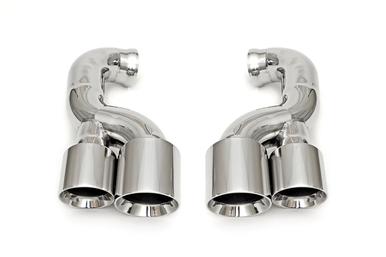 Fabspeed Porsche 957 V6 Deluxe Quad Style Tips 2008-2010 (FS.POR.957V6.QDTX)