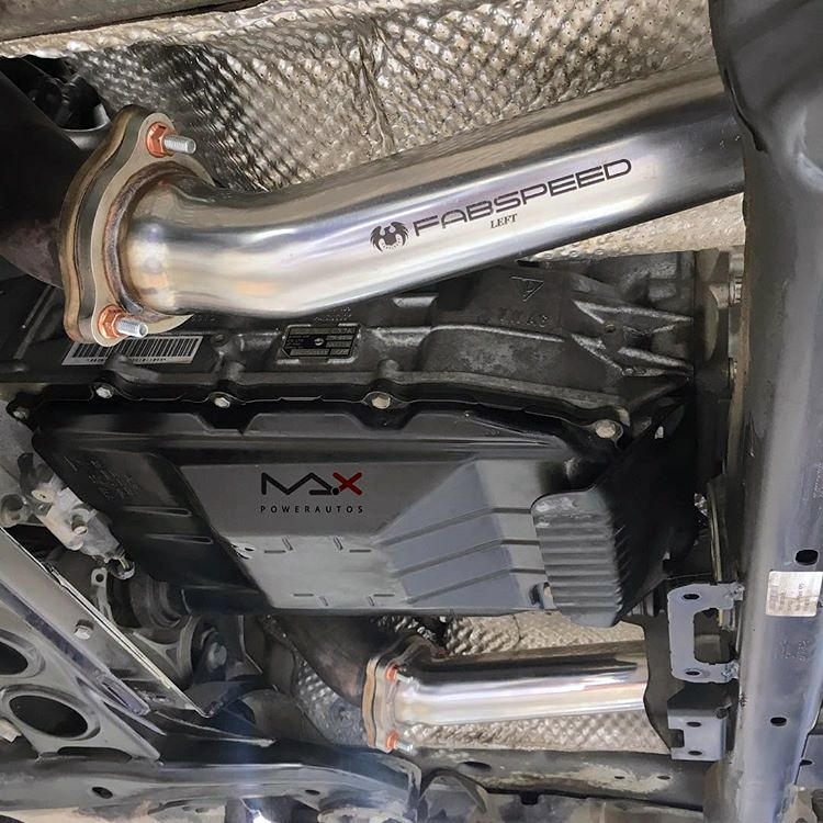 Fabspeed Porsche 958 Turbo / Turbo S Secondary Competition Link Pipes 2011-2014 (FS.POR.958T.CB)
