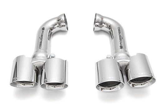 Fabspeed Porsche 958 V6 Deluxe Quad Tips for PSE 2011-2014 (FS.POR.958V6.QDTX)