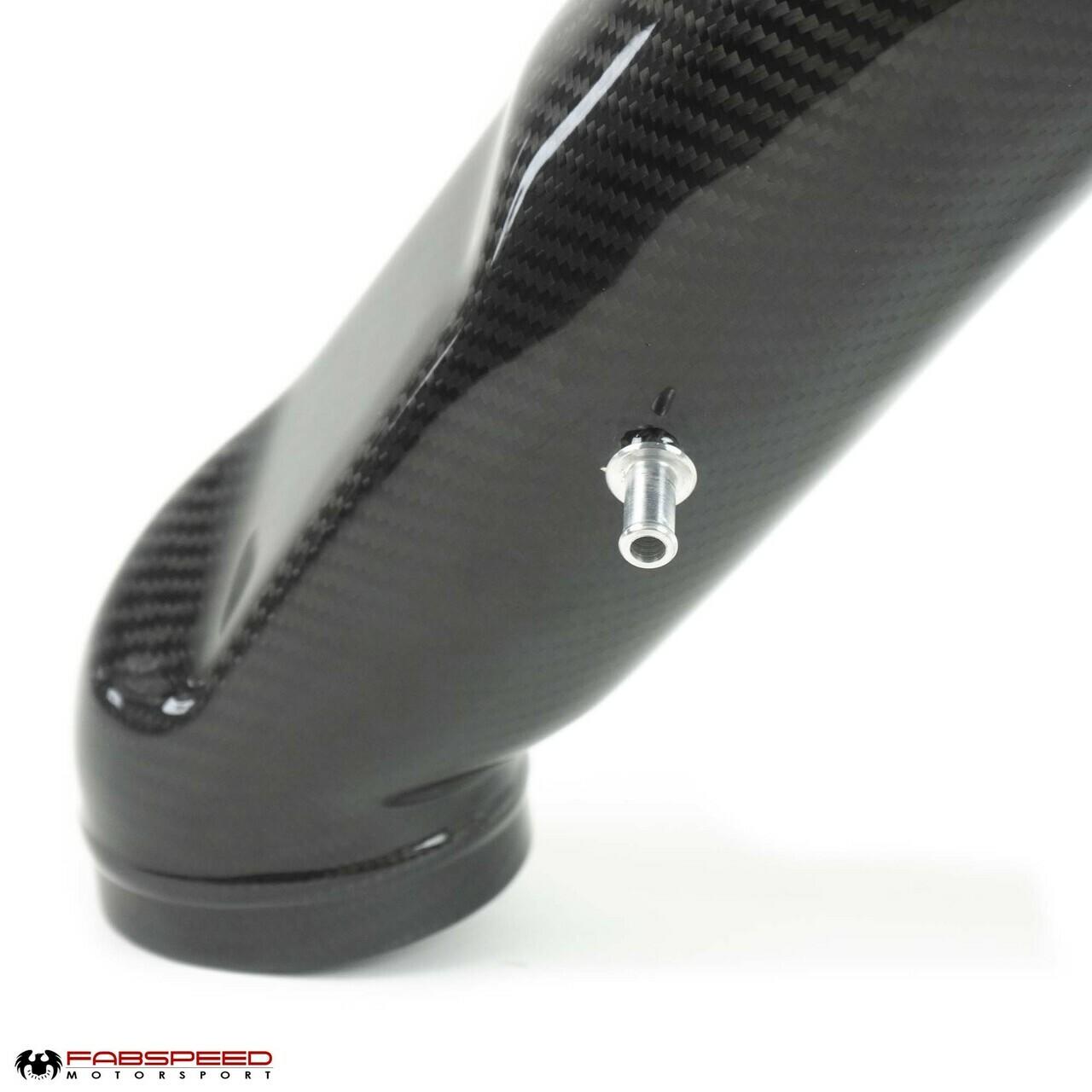Fabspeed Porsche 964 Carrera RS style Carbon Fiber Heater Duct Tube 1989-1994 (FS.POR.964.CFHB)