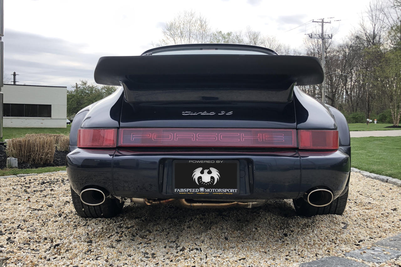 Fabspeed Porsche 964 Turbo 965 C2 Turbo Deluxe Oval Style Tips 1990-1994 (FS.POR.964T.OTP)