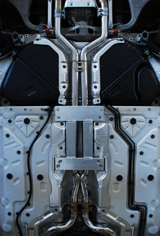 Fabspeed Porsche 970 Panamera Turbo / Turbo S Primary Competition Link Pipes 2010-2016 (FS.POR.970T.CB)