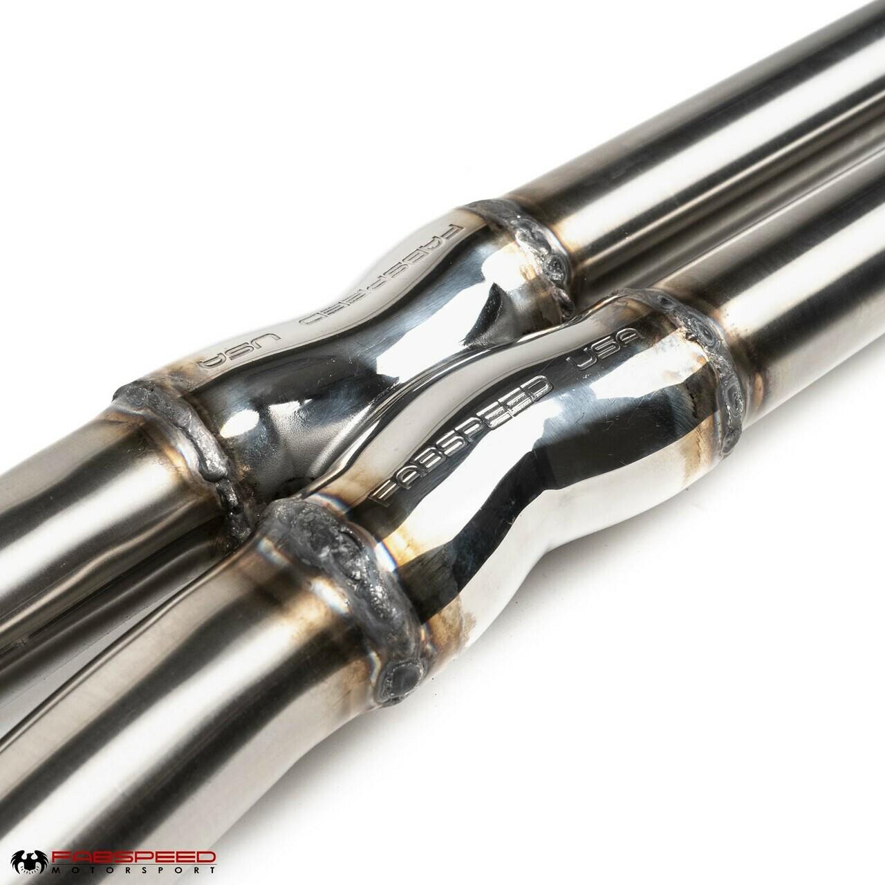 Fabspeed Porsche 970 Panamera Turbo / Turbo S Resonator Bypass X-Pipe 2010-2016 (FS.POR.970T.XP)