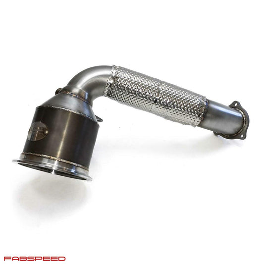 Fabspeed Porsche 971 Panamera V6 Primary Sport Catalytic Converter Downpipe 2017 Onwards (FS.POR.971V6.SCDP)