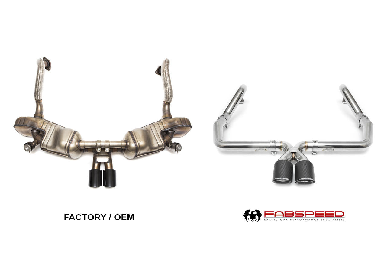 Fabspeed Porsche 981 Cayman GT4 Lightweight Competition Exhaust System (FS.POR.981GT4.CESXX)