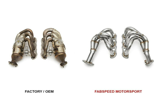 Fabspeed Porsche 981 Cayman GT4 Race Headers (FS.POR.981GT4.LTRHDR)