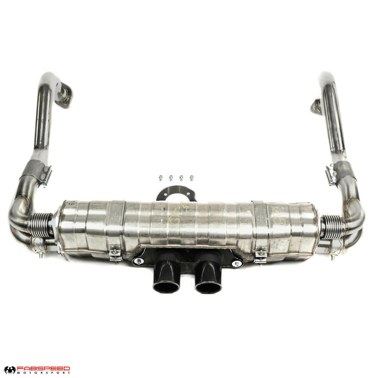 Fabspeed Porsche 981 Cayman GT4 / Spyder Valvetronic GT3 Muffler Conversion Kit (FS.POR.981GT4.GT3CKXR)
