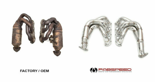 Fabspeed Porsche 987.2 Boxster / Cayman / Cayman R / Spyder Long Tube Race Headers 2009-2012 (FS.POR.9872.LTRHDR)
