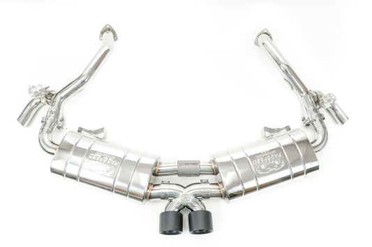 Fabspeed Porsche 987.2 Boxster / Cayman, Cayman R, Spyder TrackTec Valved Bypass Exhaust System 2009-2012 (FS.POR.9872.TTCXVC)