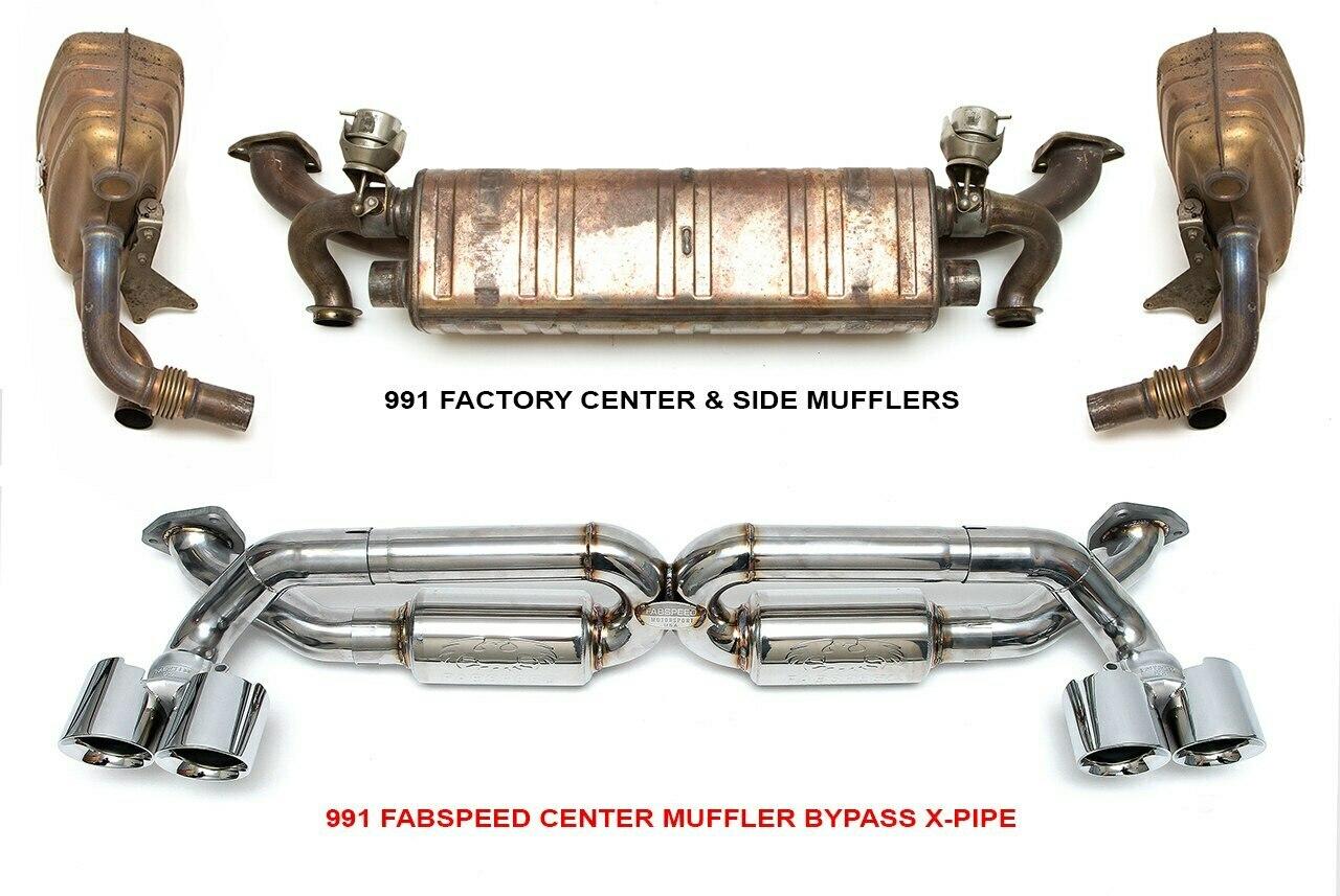 Fabspeed Porsche 991 Carrera Supersport X-Pipe Exhaust System 2012-2016 (FS.POR.991.SSXX)