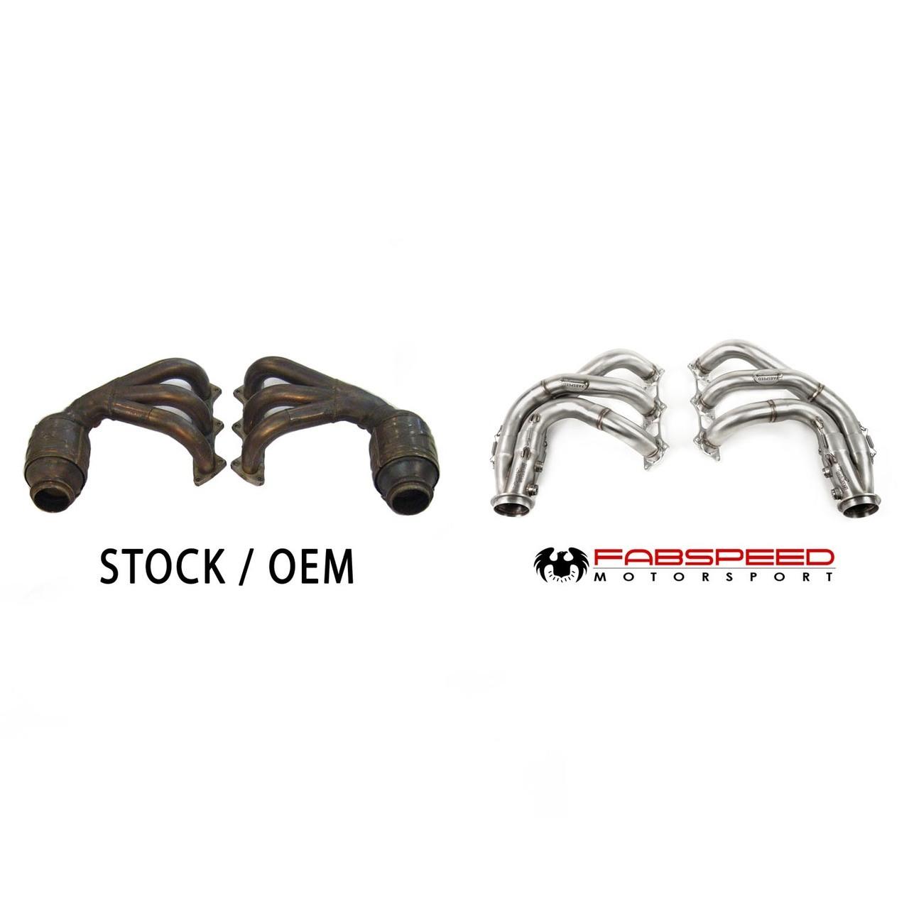 Fabspeed Porsche 991 GT3 / 991.2 GT3 Long Tube Race Headers (FS.POR.991GT3.LTRHDR)