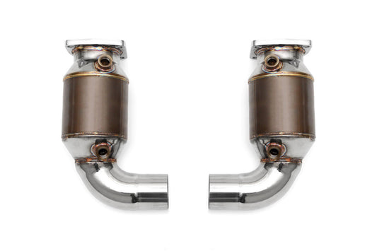 Fabspeed Porsche 991 Turbo / Turbo S Sport Catalytic Converters 2013-2016 (FS.POR.991T.SC)