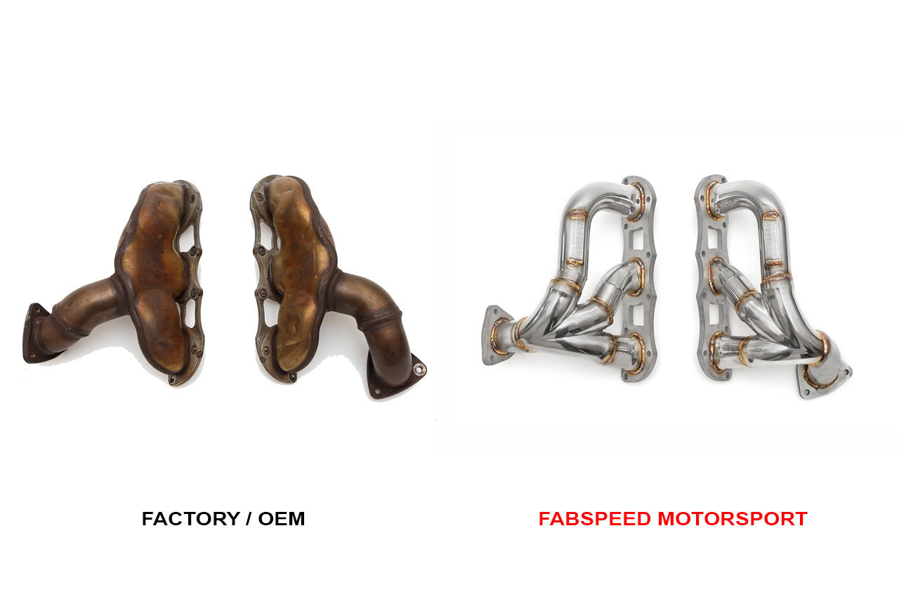 Fabspeed Porsche 991 Turbo / Turbo S Sport Headers 2013-2016 (FS.POR.991T.SHDR)