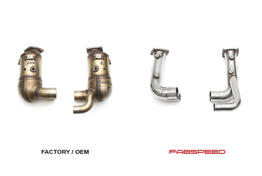 Fabspeed Porsche 991.2 Carrera link comp. Pipes for PSE 2017-2019 (FS.POR.9912.PSECB)
