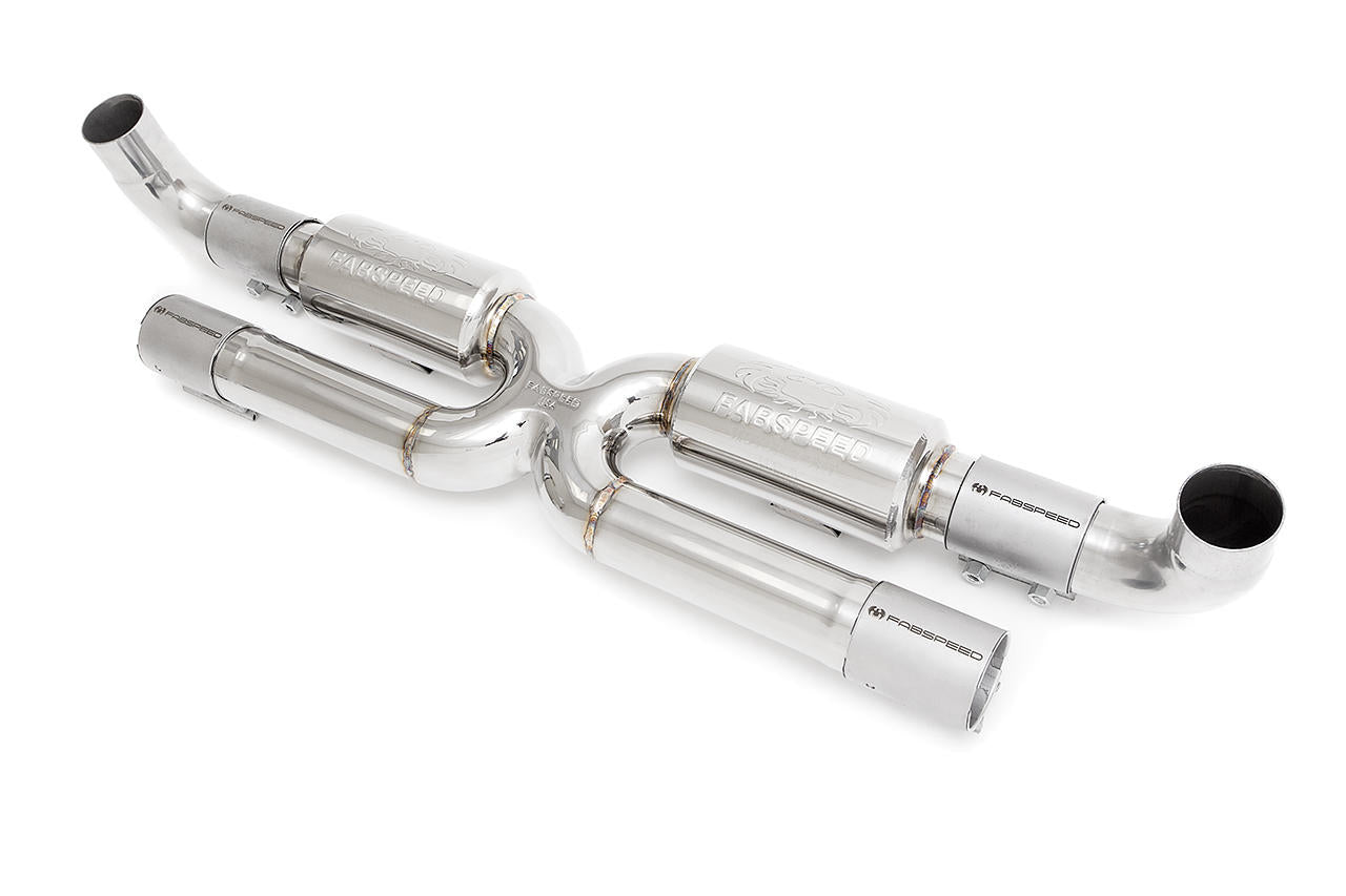 Fabspeed Porsche 991.2 Carrera Center Muffler Bypass X-Pipe for Base 2017-2019 (FS.POR.9912.CMBXX)