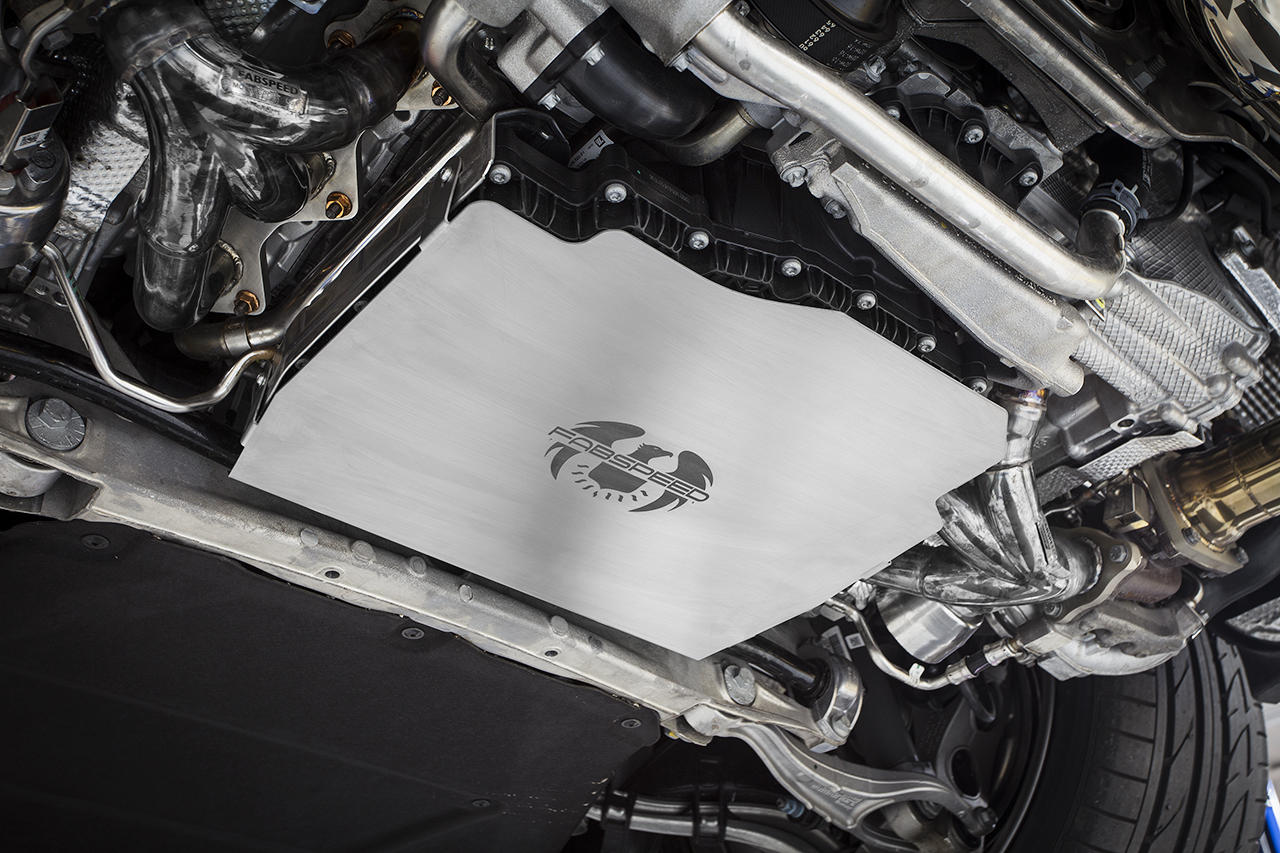 Fabspeed Porsche 991.2 Carrera Oil Pan Cover Skid Plate 2017-2019 (FS.POR.9912.SP)
