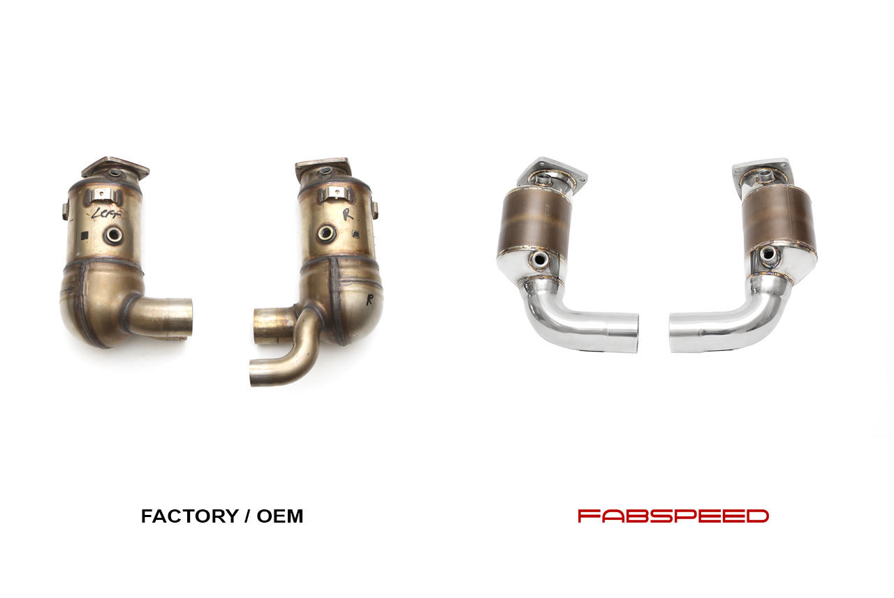 Fabspeed Porsche 991.2 Carrera Sport Cats for Base 2017-2019 (FS.POR.9912.SC)
