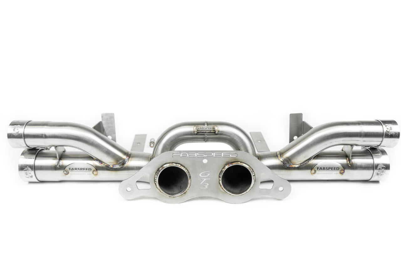 Fabspeed Porsche 991.2 GT3 / GT3 RS Center Muffler Bypass Pipe 2017- 2019 (FS.POR.9912GT3.CMBX)