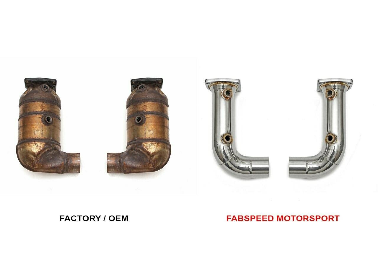 Fabspeed Porsche 991.2 Turbo / Turbo S Competition Link Pipes 2017 Onwards (FS.POR.9912T.CB)