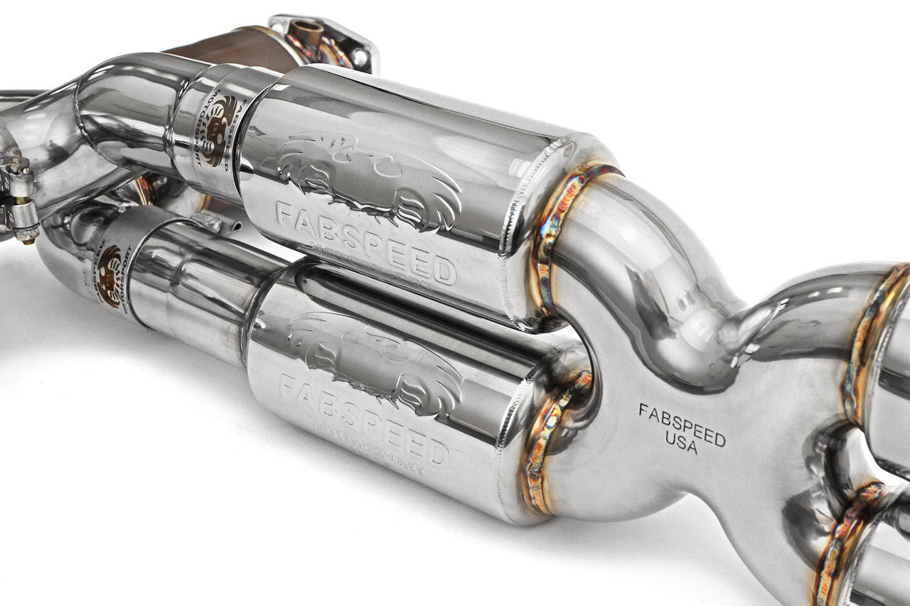 Fabspeed Porsche 991.2 Twin Turbo / Turbo S Valvetronic Supersport X-Pipe Exhaust System 2017-2020 (FS.POR.9912T.SSXXVQX)
