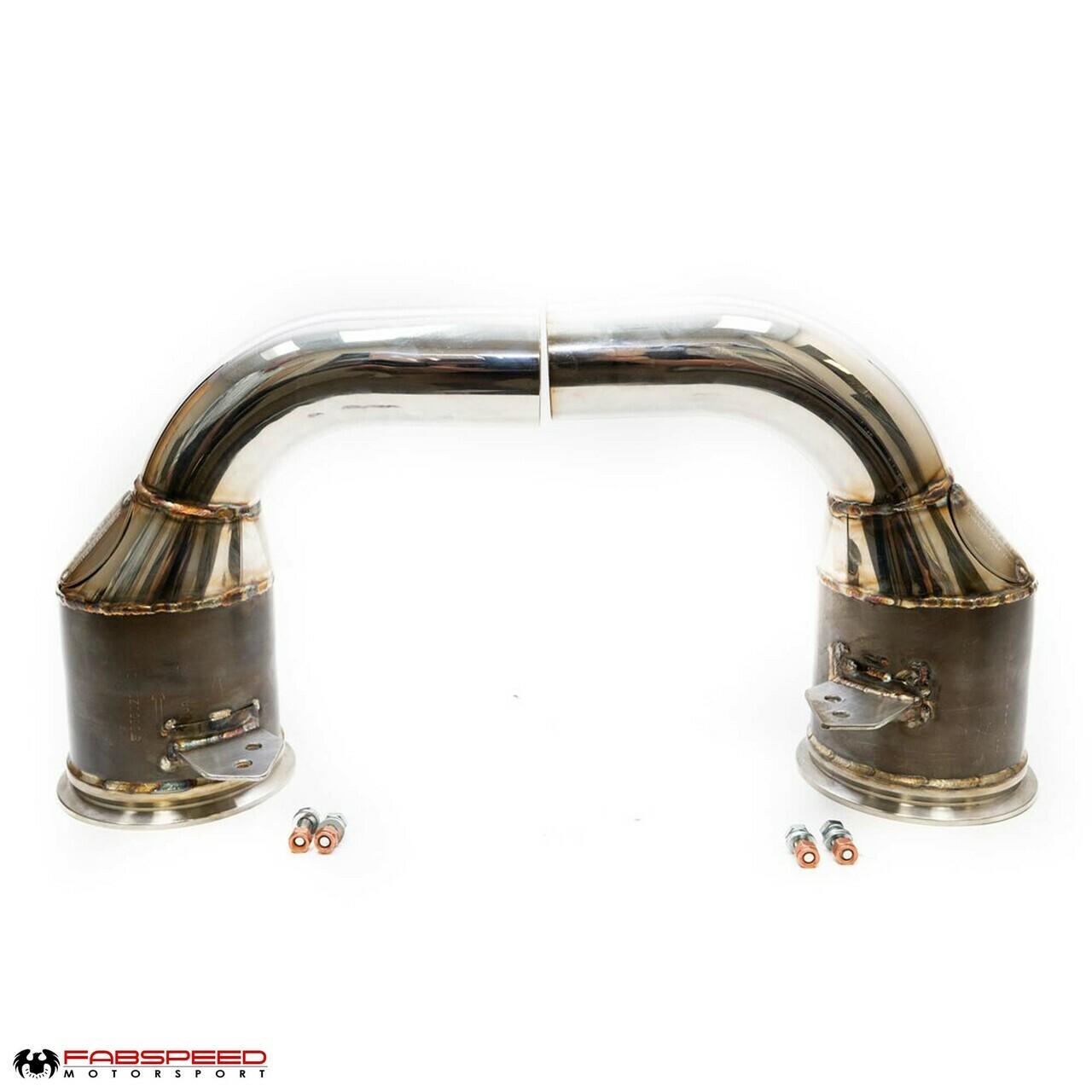 Fabspeed Porsche 992 Carrera Sport Catalytic Converters 2019 Onwards (FS.POR.992.SC)