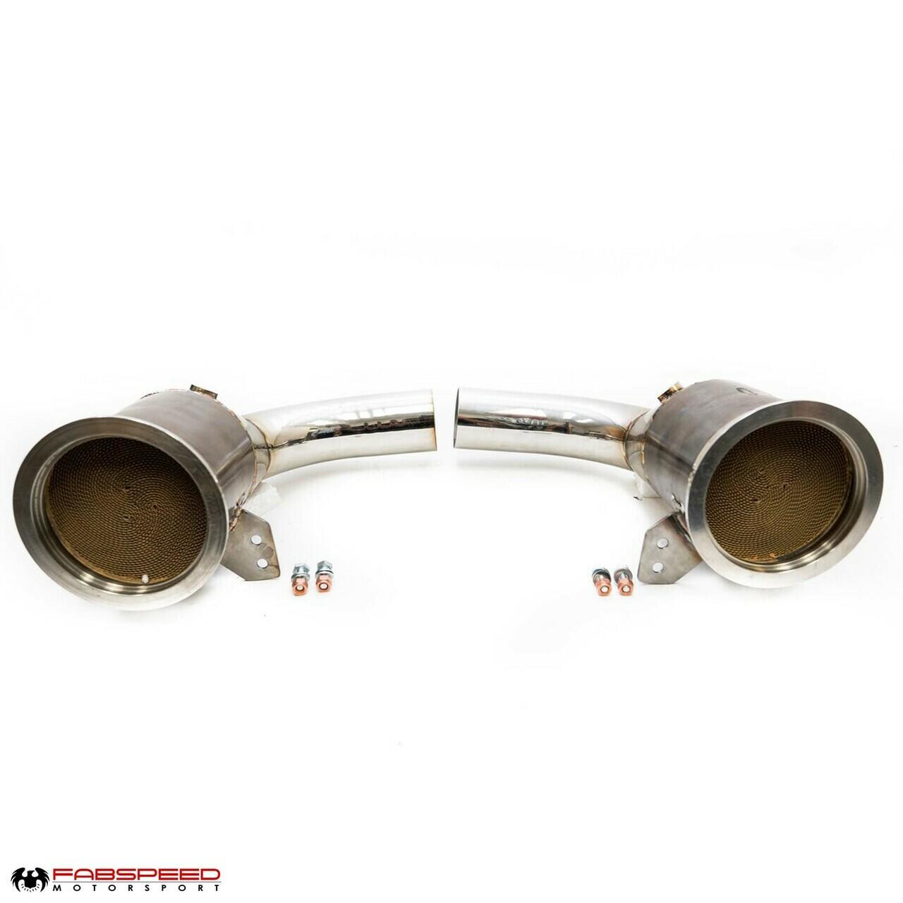 Fabspeed Porsche 992 Carrera Sport Catalytic Converters 2019 Onwards (FS.POR.992.SC)