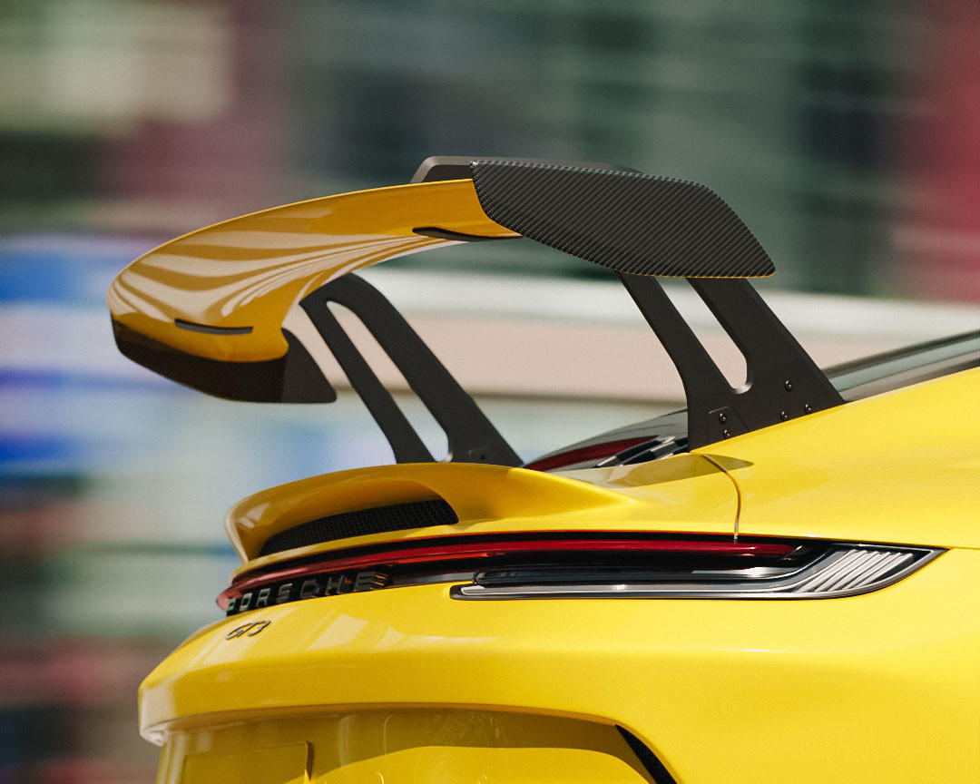 Fabspeed Porsche 992 GT3 Carbon Fiber Wing End Plates 2022 Onwards (FS.POR.992GT3.WEPLATES)