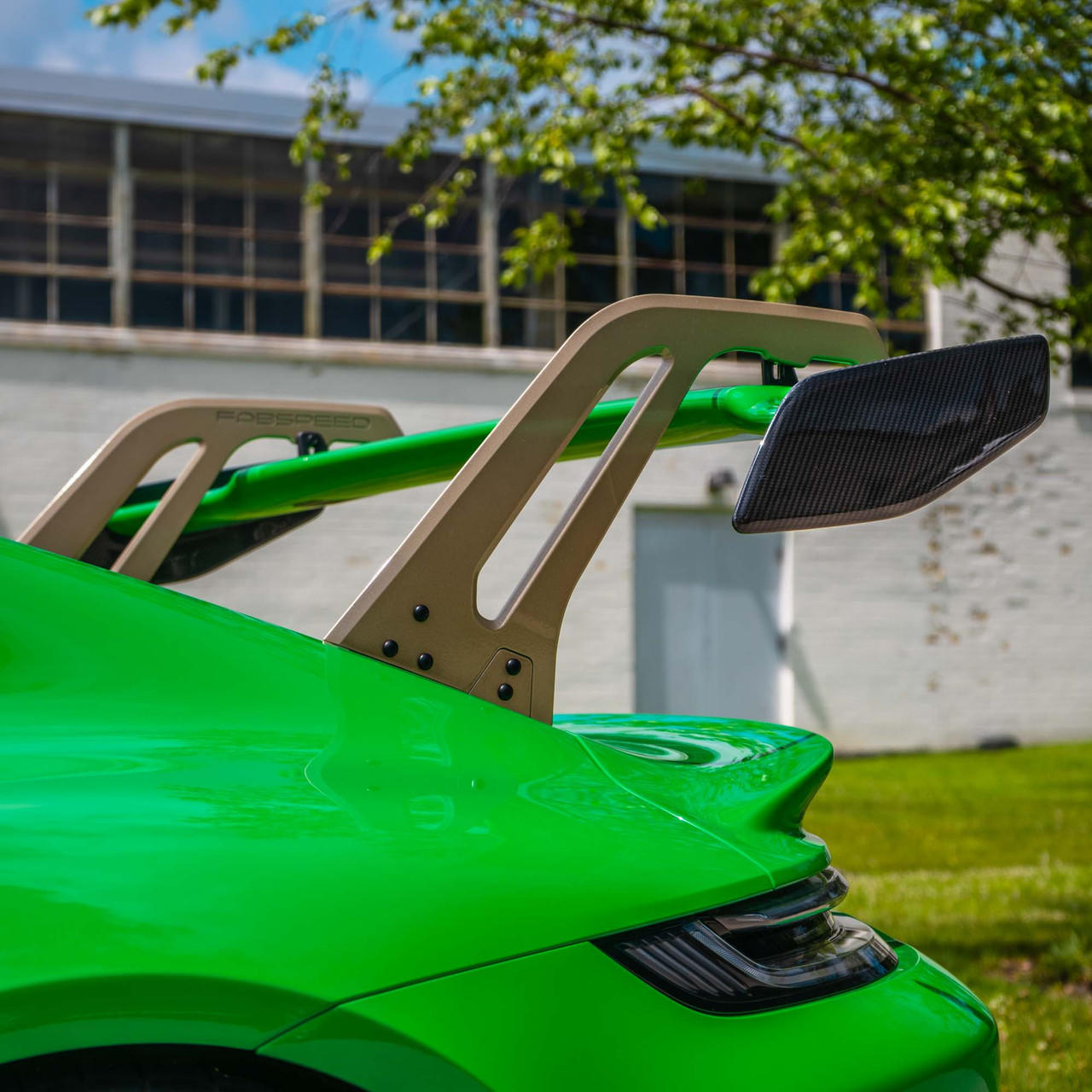 Fabspeed Porsche 992 GT3 Cup Car Style Wing Risers 2022 Onwards (FS.POR.992GT3.MWR)