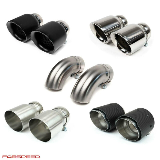 Fabspeed Porsche 992 GT3 / GT3 RS Deluxe Dual Style Tips 2022 Onwards (FS.POR.992GT3.DTXX)