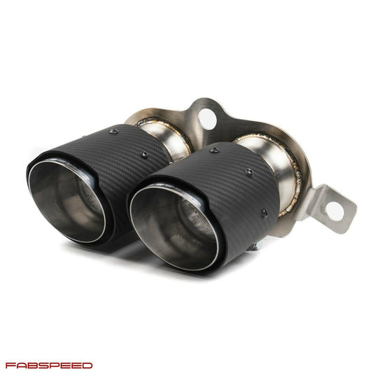 Fabspeed Porsche 992 GT3 / GT3 RS Deluxe Dual Style Tips 2022 Onwards (FS.POR.992GT3.DTXX)